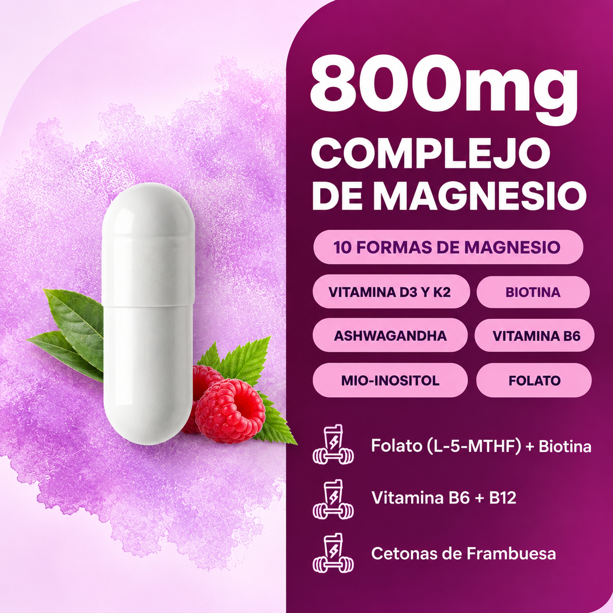 Magnesio 20 en 1 para Mujer | Magnesium Complex