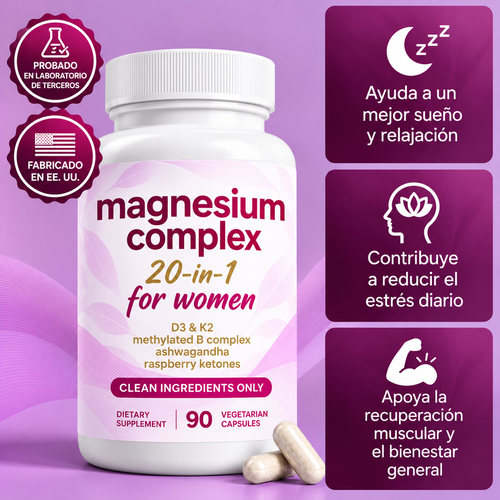 Magnesio 20 en 1 para Mujer | Magnesium Complex