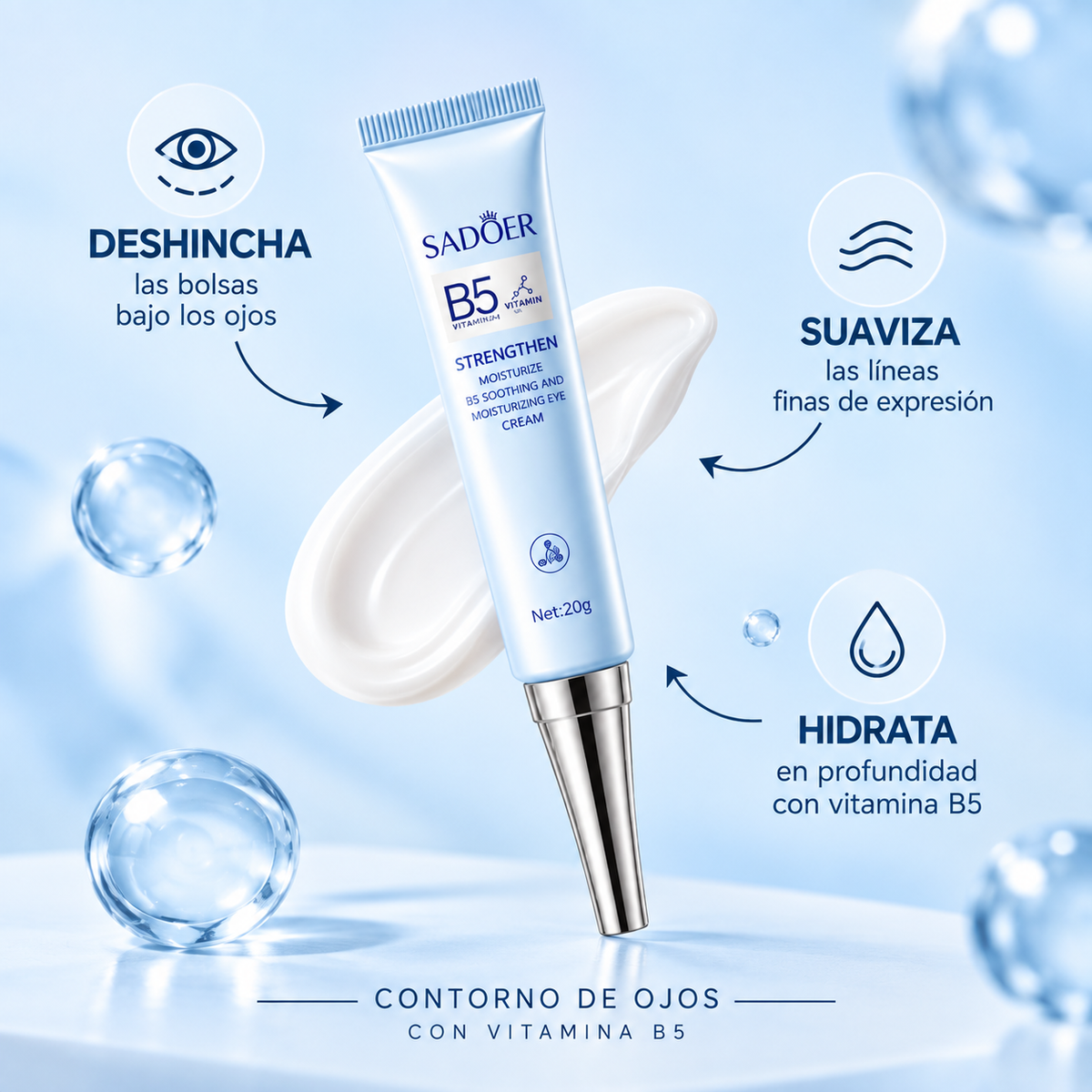 Zentrix | Contorno de Ojos Vitamina B5
