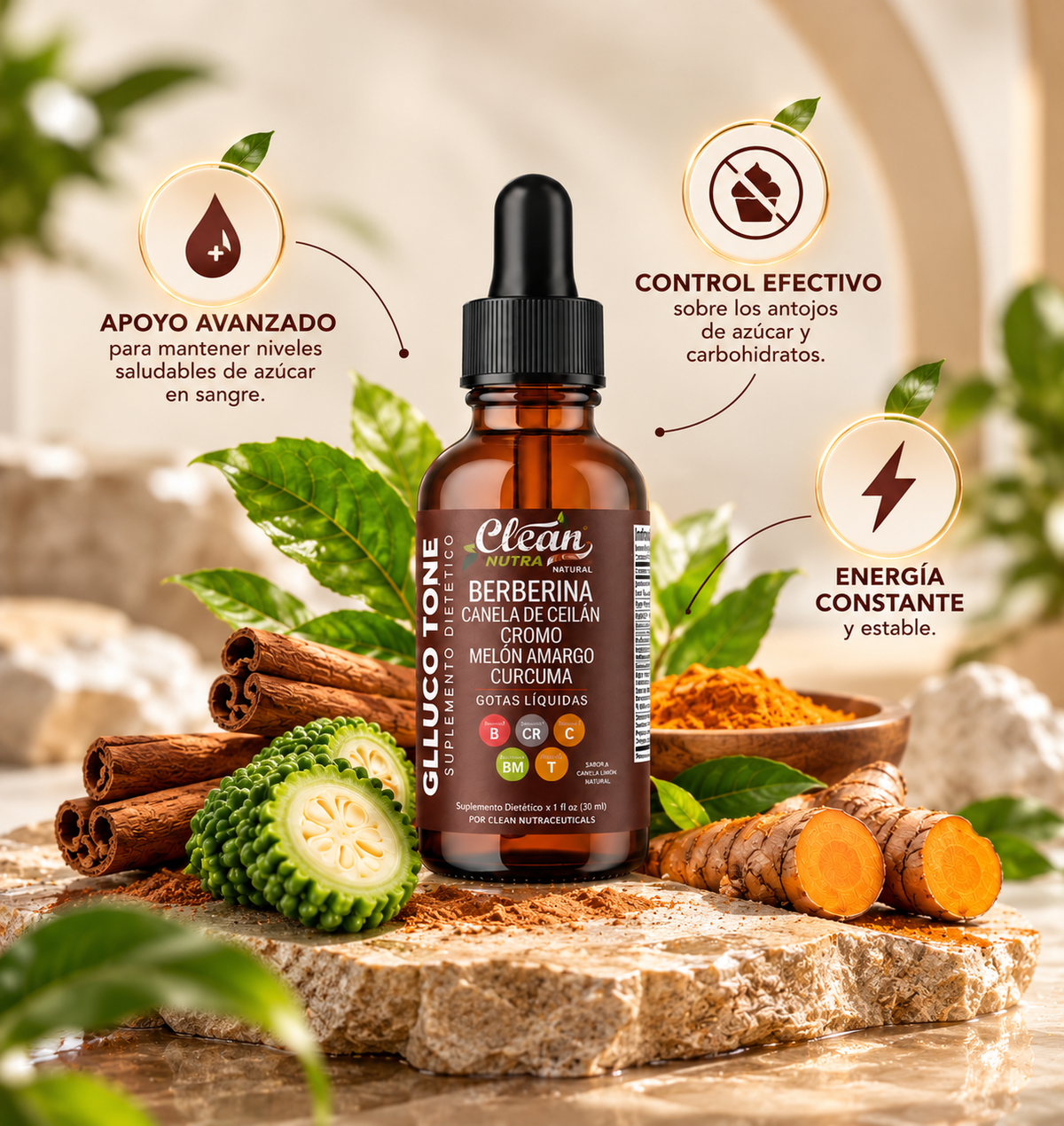 Gluco Tone | Berberina en Gotas