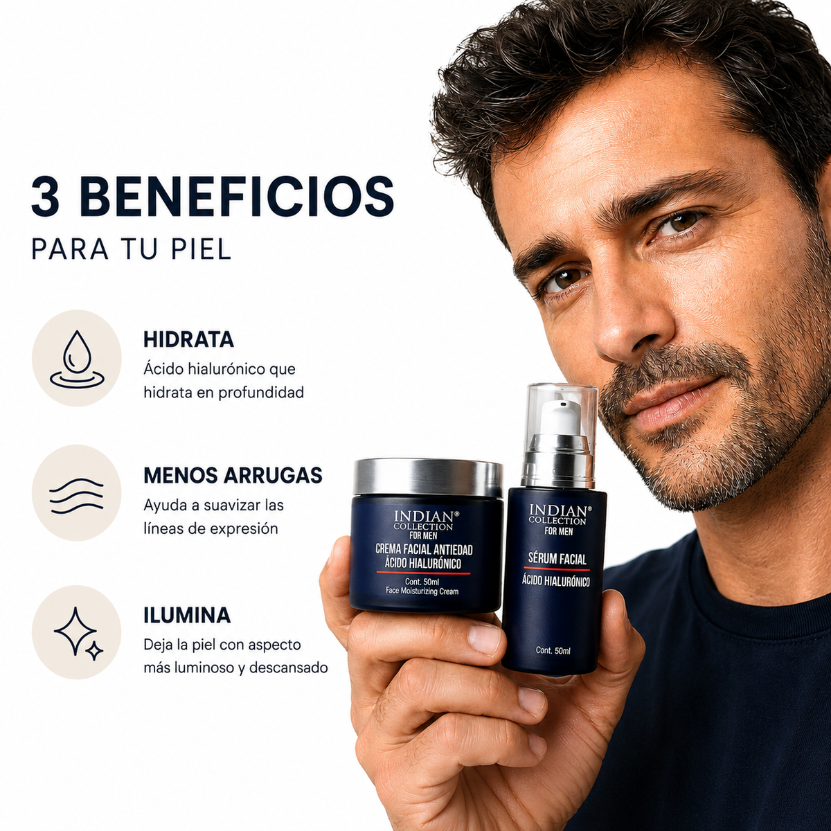 ZENTRIX MEN™ | Pack Facial Antiedad para Hombre